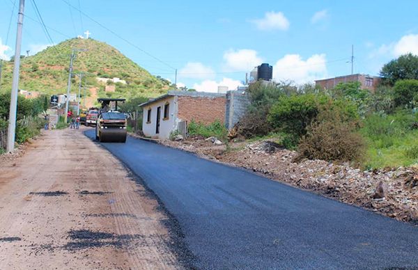 Cumple Gobierno de Trancoso con pavimentación  