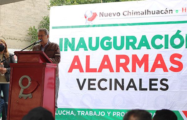 Chimalhuacán mejora la seguridad con alarmas híbridas