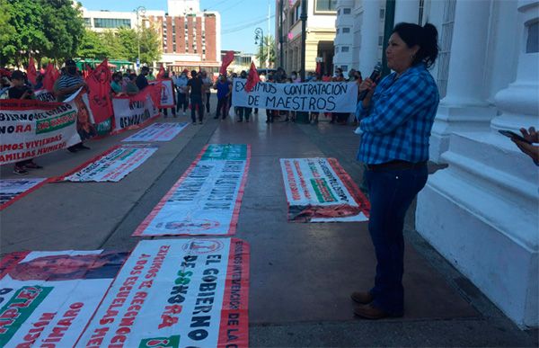 Antorchistas de Sinaloa se solidarizan con la lucha de los sonorenses 