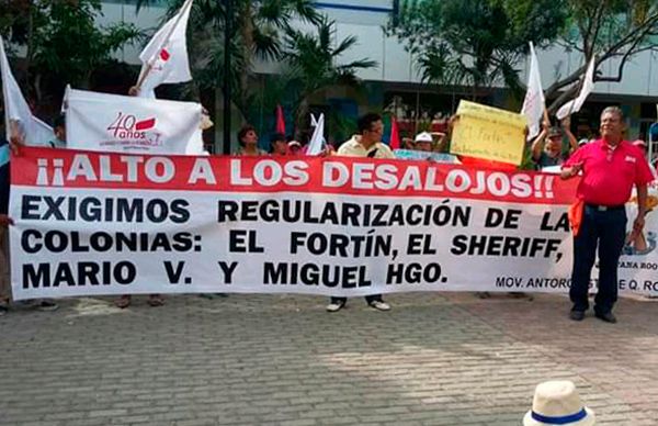 Desalojados en 2017 por Gobierno de Quintana Roo siguen esperando reubicación