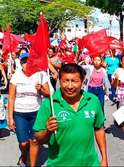 Gobernador de Quintana Roo provoca marcha