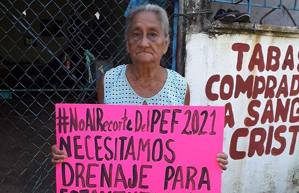 Tabasqueños denuncian recorte al PEF 2021