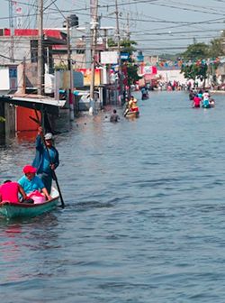 Sólo el pueblo está ayudando a los damnificados de Tabasco