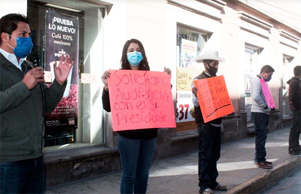 Antorchistas denuncian incapacidad del Gobierno de Durango 