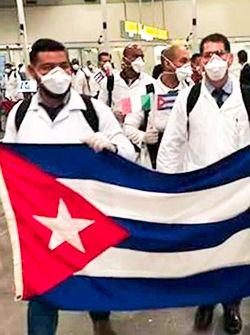 Llega a México brigada Henry Reeveâ?, muestra de la gran solidaridad del pueblo cubano
