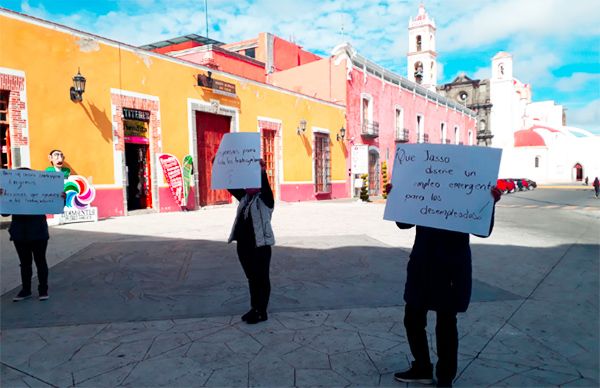 Antorchistas de Tlaxcala presionan por solución de pliego petitorio