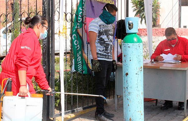 Abiertos, centros de llenado gratuito de tanques de oxígeno en Ixtapaluca, Edoméx