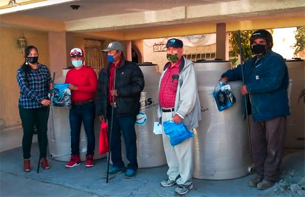 Construyen barda en preescolar de Moralillo