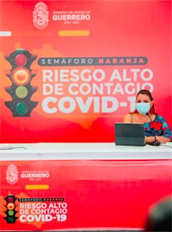 Guerrero se incorpora a los estados que se encuentran en Semáforo rojo de la pandemia