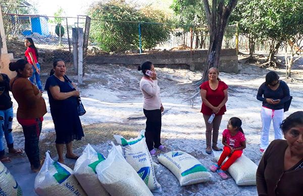 Logra Antorcha maíz para familias humildes de La Providencia