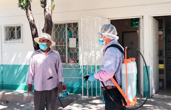 Realizan jornadas de desinfección en San Vicente Boquerón
