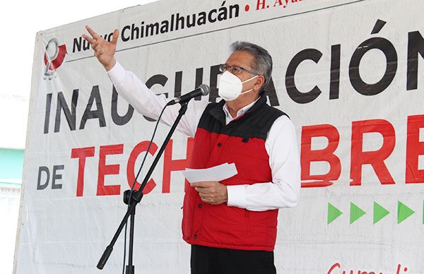 Gobierno de Chimalhuacán concluye obras de mejoramiento urbano y educativo