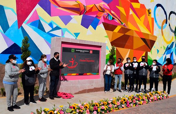Inauguran Ciudad Deportiva en Ixtapaluca