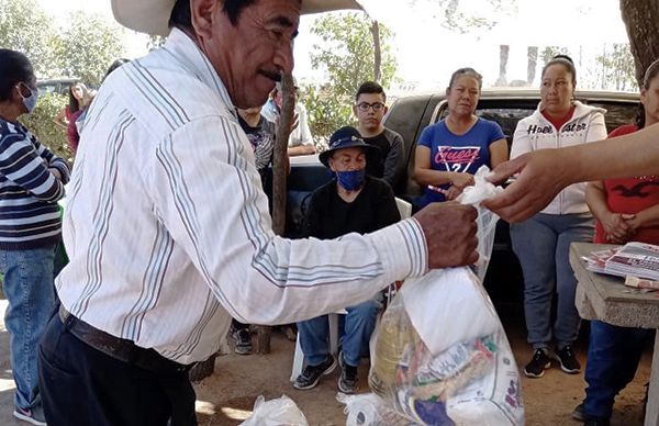 Antorchistas logran apoyos alimentarios para familias de Nombre de Dios