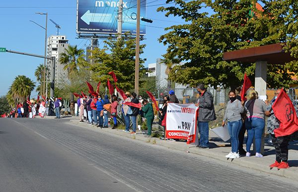 Preparan antorchistas siete vallas humanas en Sonora