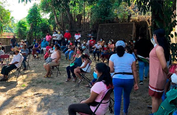 Refrendan representantes de pueblos de Igualapa su compromiso con Antorcha