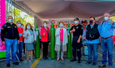 Maricela Serrano activa 2 nuevos centros de reabastecimiento de oxígeno