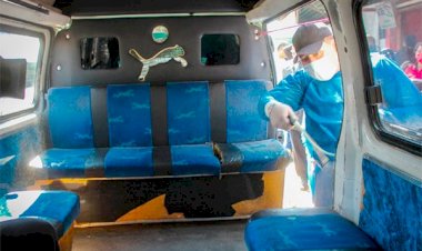 Módulos móviles sanitizan autos y transporte en Ixtapaluca