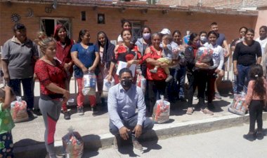 Entrega Antorcha apoyo alimenticio en Aguascalientes