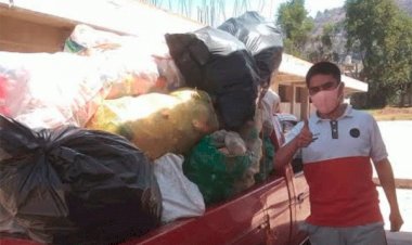 Impulsan estudiantes campañas de reciclado en Tenancingo