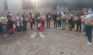 Familias de Tzintzuntzan reciben apoyo alimentario gracias a Antorcha