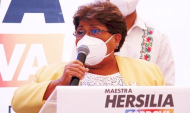 Exitoso arranque de campaña de la Maestra Hersilia Córdova