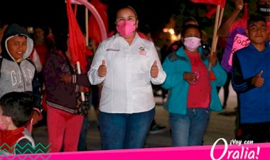 Arranca Oralia Jiménez campaña electoral por alcaldía de San Pedro