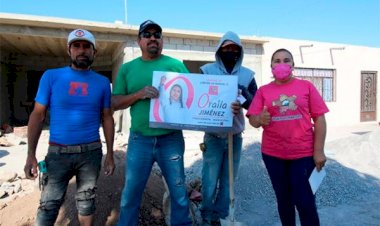 Recorre Oralia Jiménez casas de San Pedro en busca de votos
