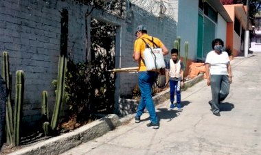 Antorcha promueve la desinfección de viviendas en Nicolás Romero