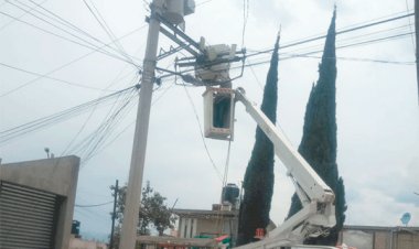 Nicolás Romero se ilumina con reparación y colocación de lámparas