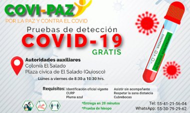 Continúa la aplicación de pruebas covid-19 en La Paz