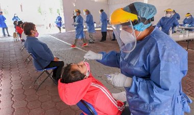 Chimalhuacán e ISEM aplican pruebas rápidas de detección de la covid-19 en Plaza Mártires