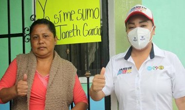 Ciudadanos respaldan a Janeth García Cruz