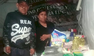 Se solidarizan antorchistas de Mochitlán con colonos en plantón