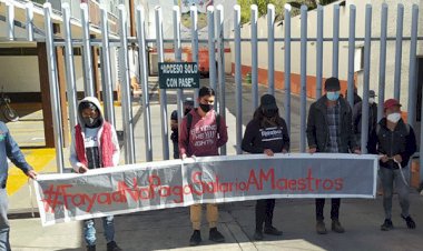 Maestros de Pachuca se manifestarán mañana en Palacio Nacional por falta de pagos
