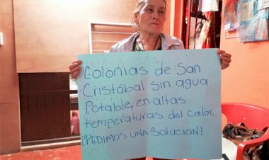 Piden solución a la falta de agua de San Cristóbal