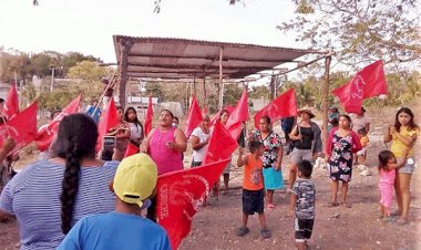 Construyen aulas de lámina para nueva escuela en Campeche
