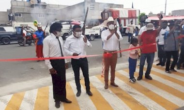 Celebran término de obra en colonia antorchista