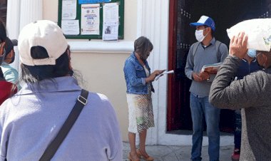 Antorchistas esperan audiencia con alcalde de Huamantla, Tlaxcala