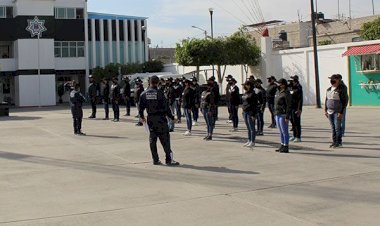 Continúa formación de policías de Chimalhuacán