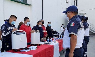 Con FORTASEG entregan equipamiento a policías de Chimalhuacán