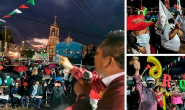 Paisanos, recibieron al candidato a la Alcaldía de Mexquitic, Miguel Romero Baltazar