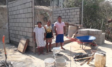 Construyen familias de Zacualpan “Un Cuarto Más”