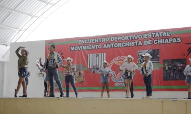 Antorcha inaugura Encuentro Deportivo de Voleibol en Chiapas 