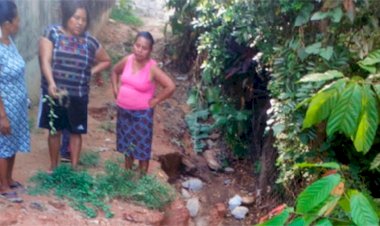 Alistan acciones para exigir la conclusión de red de drenaje en Las Minas