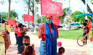 Antorchistas bacalarenses se unen a la petición para que el Gobernador Carlos Joaquín solucione sus demandas