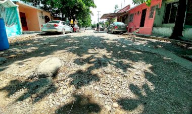 Calles en mal estado preocupan a habitantes del Mante 
