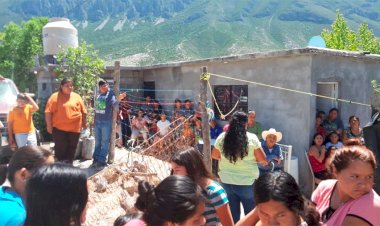 Solicitan en Galeana respaldo de Antorcha para gestión de pavimento