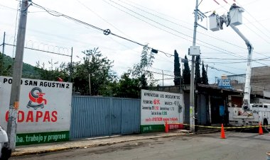ODAPAS Chimalhuacán atiende contingencia en San Agustín