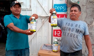 Reciben herbicidas campesinos de Xalpatláhuac que siembran para el autoconsumo
